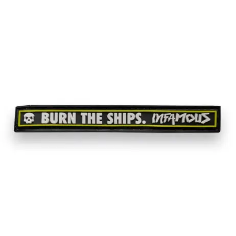 Burn The Ships Long Patch - Black Volt
