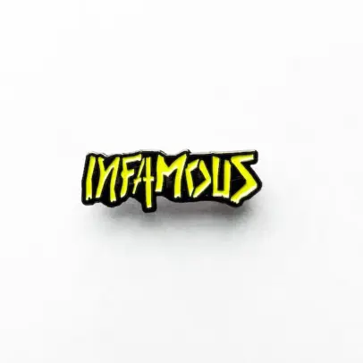 Custom Infamous Paintball Metal Pins