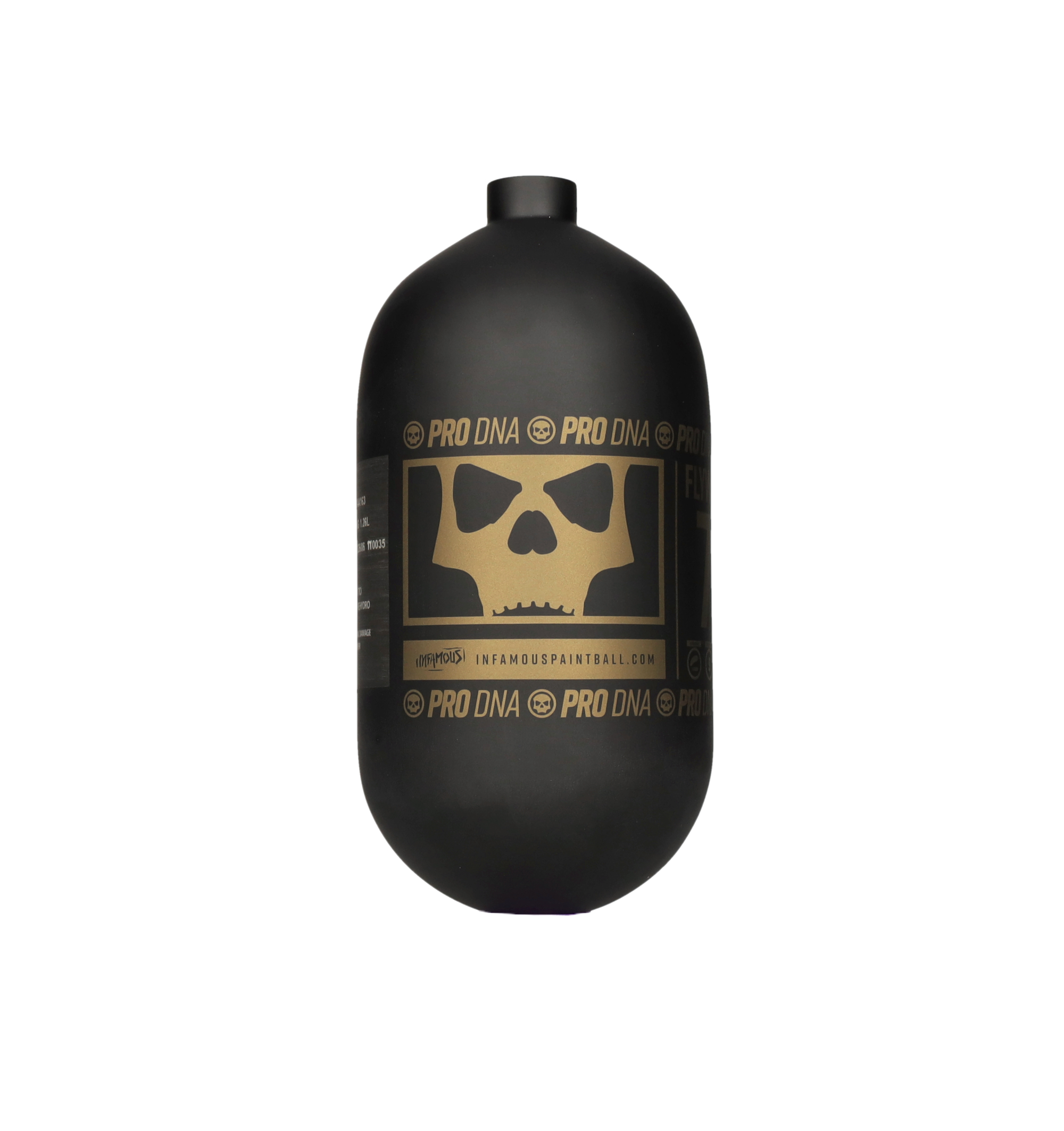 FLYWEIGHT TANK 77CI - RC SKULL - BLACK/GOLD - Image 2