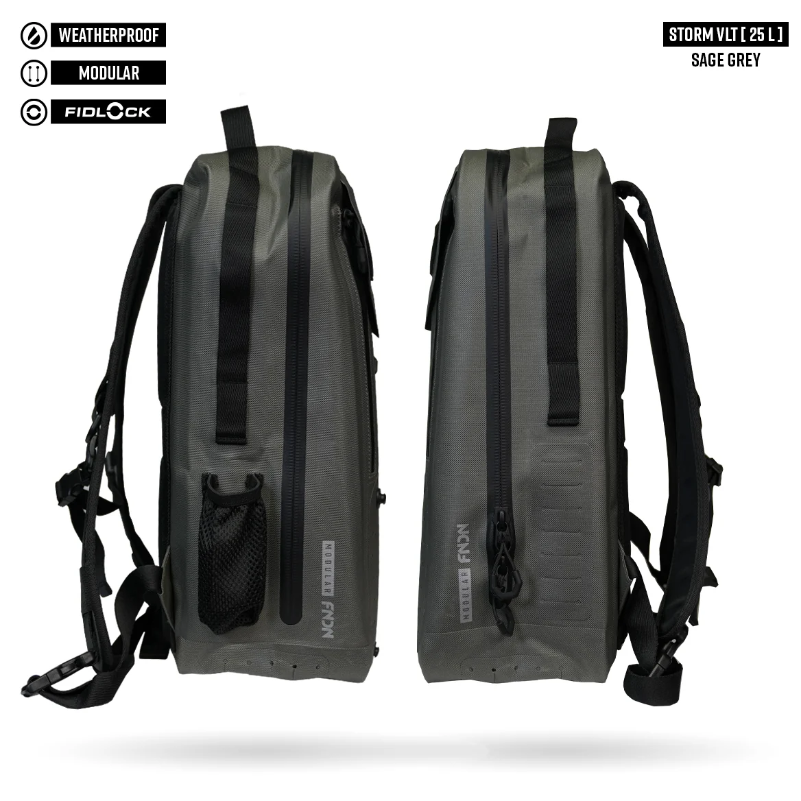 FNDN™ STORM VLT – MODULAR WEATHERPROOF BACKPACK - 25L - Image 4