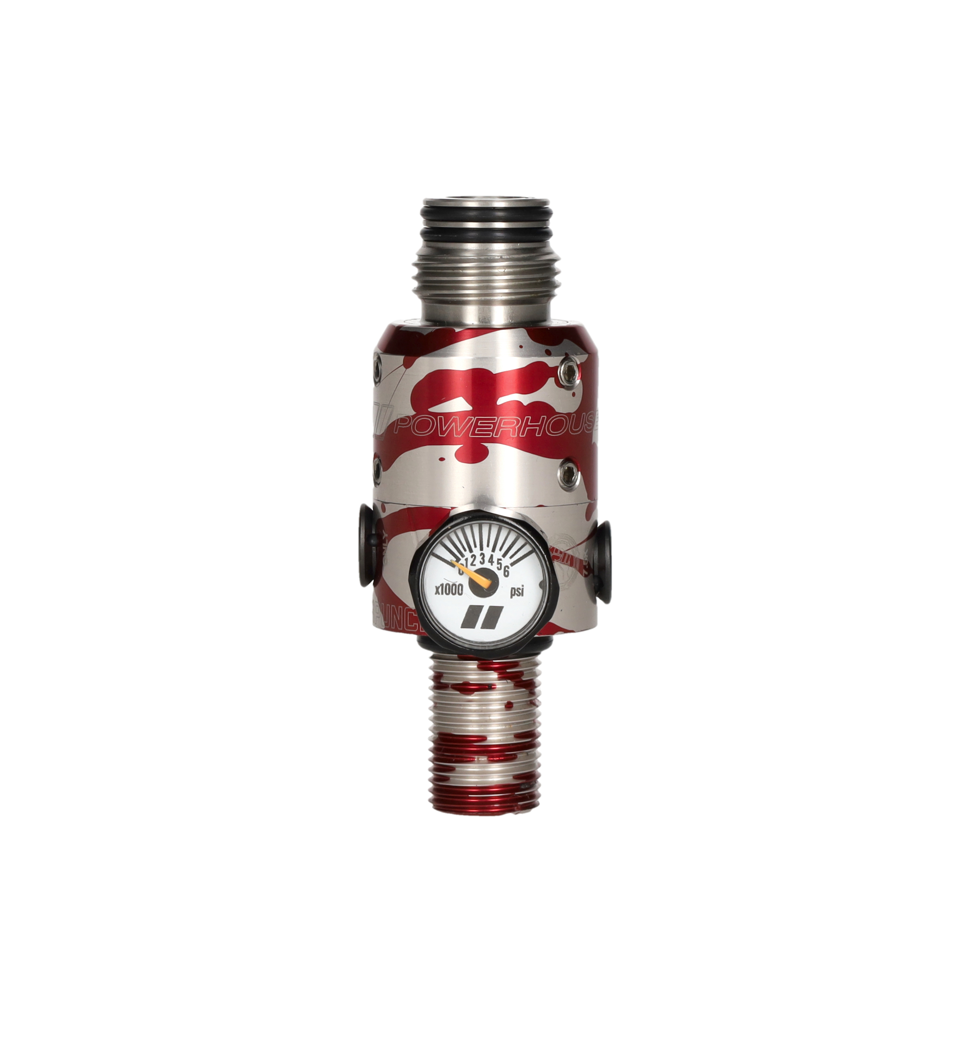 POWERHOUSE COUNTERPUNCH REGULATOR - SILVER / RED SPLASH