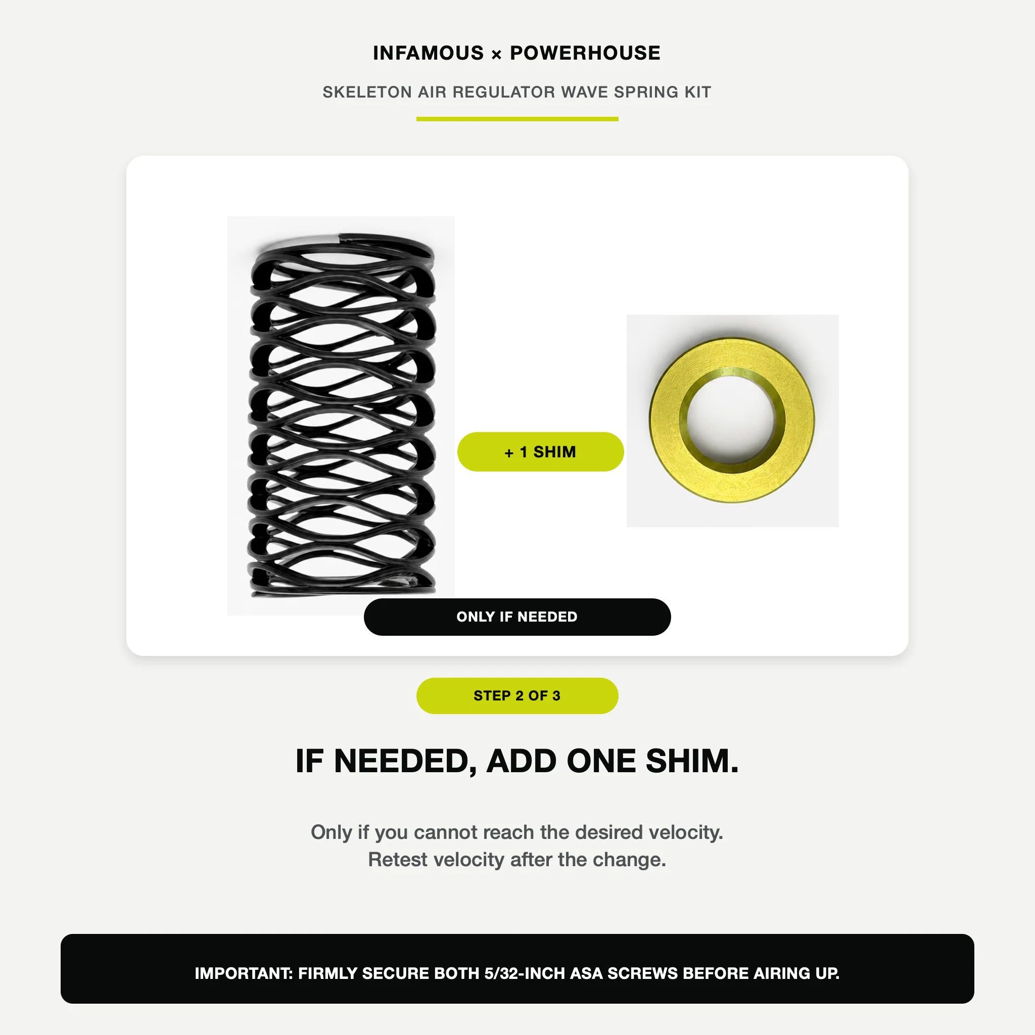 Skeleton Air Regulator Wave Spring Kit - EMEK / ETHA / CS1 / CS2 / GEO / GTEK - Image 3