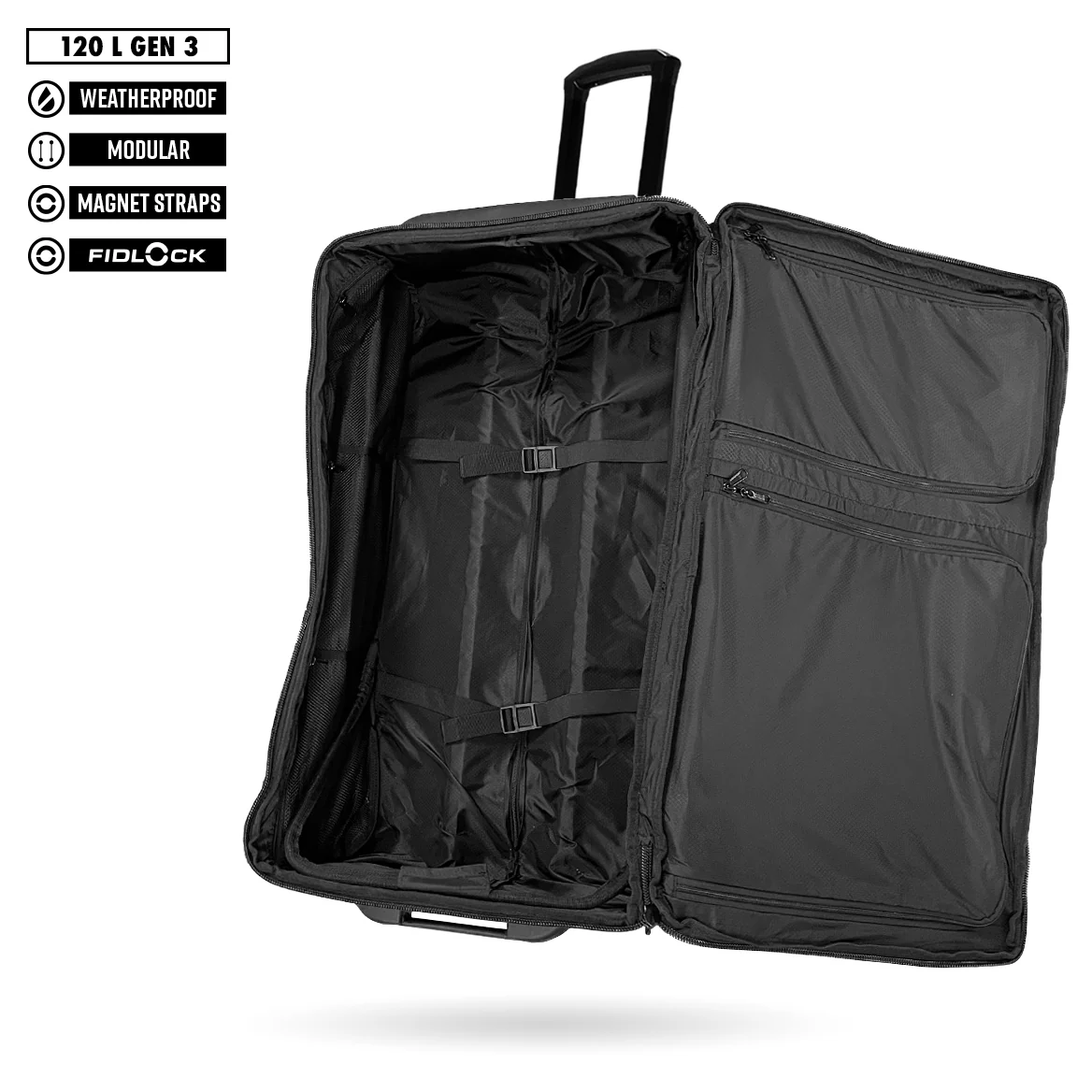FNDN® MODULAR WEATHERPROOF ROLLING GEARBAG - 120L (XL) - SAND - Image 5