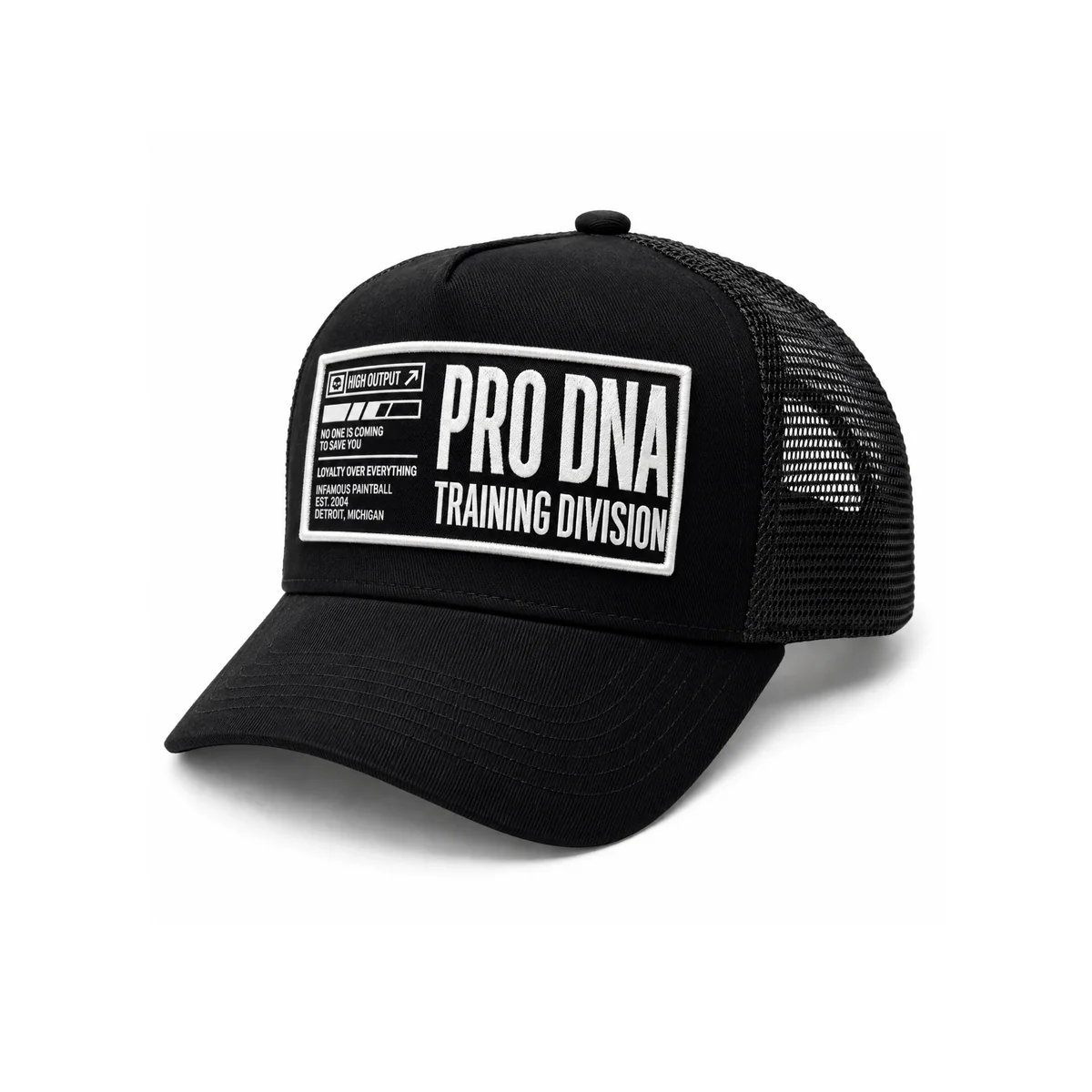INFAMOUS™ Snapback Trucker Hat - Training Division - Black