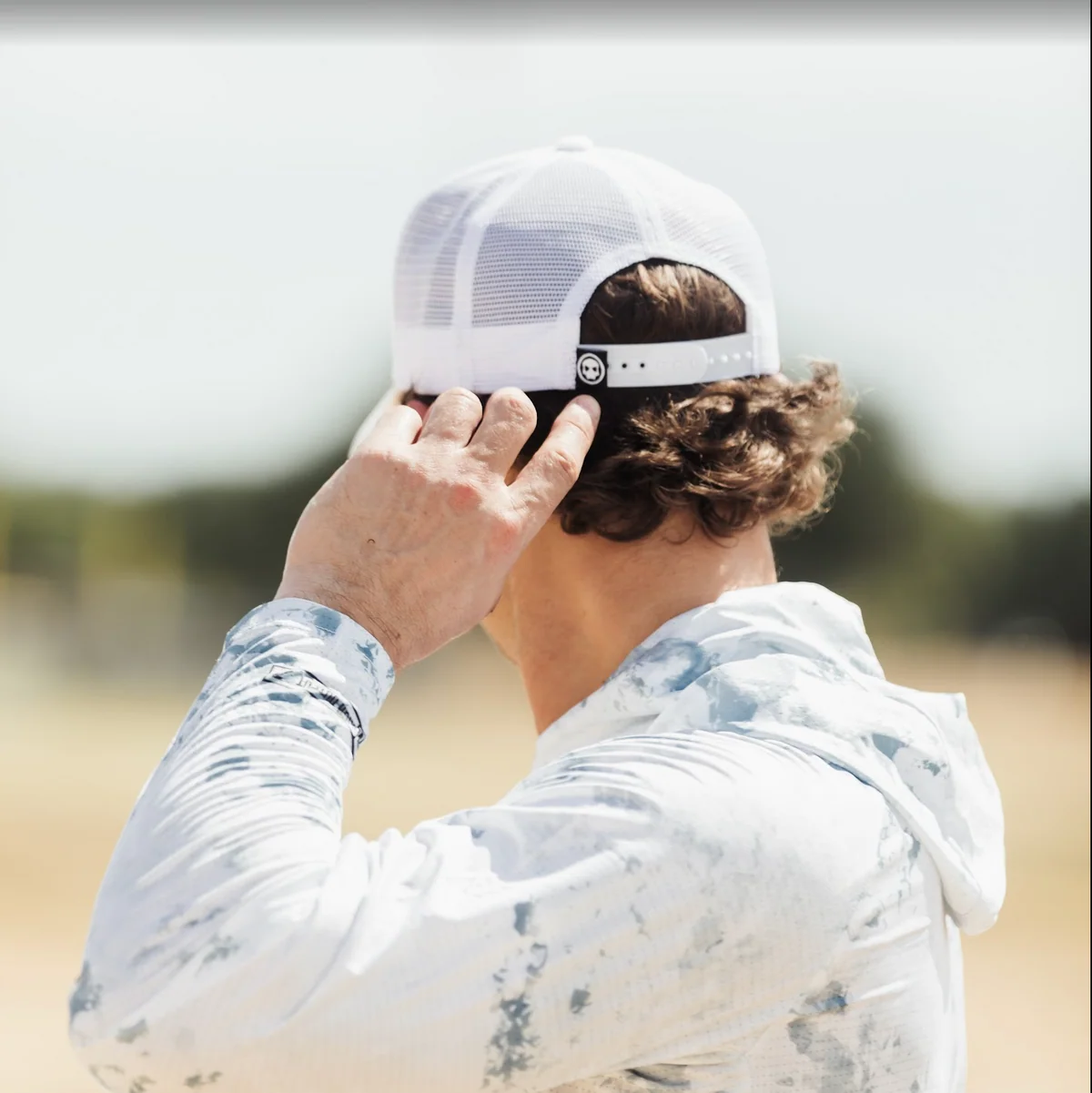 INFAMOUS™ Snapback Suede Hat - Choppers Cross - White - Image 3