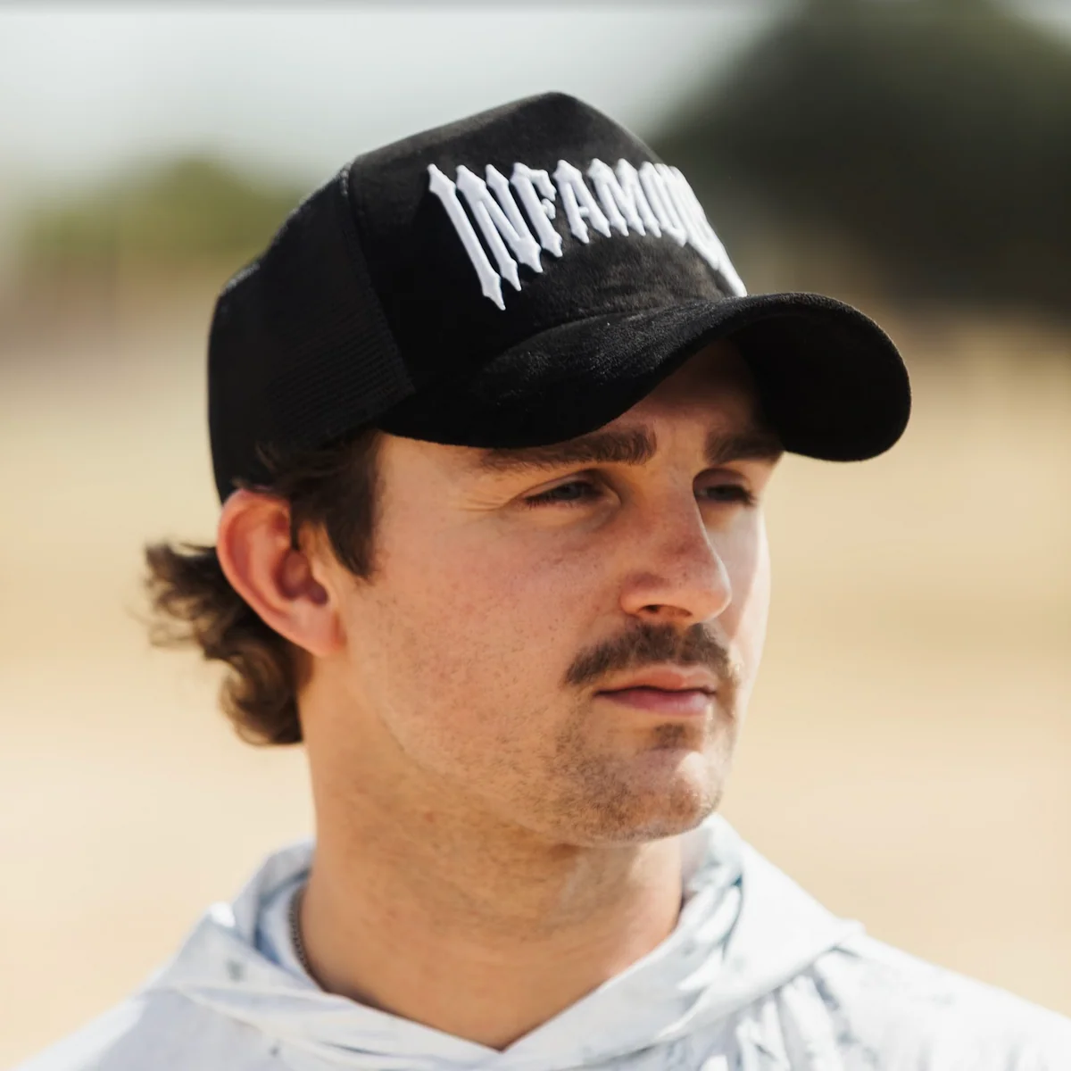 INFAMOUS™ Snapback Suede Hat - Choppers - Black - Image 3