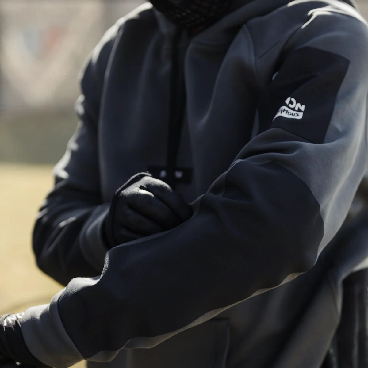 PRO DNA™ SPEC-1 SCUBA PLAYING HOODIE - WOLF GREY - Image 4