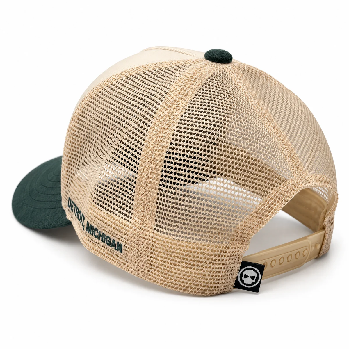 INFAMOUS™ Snapback Suede Hat - Studios - Neutral/Forest - Image 2